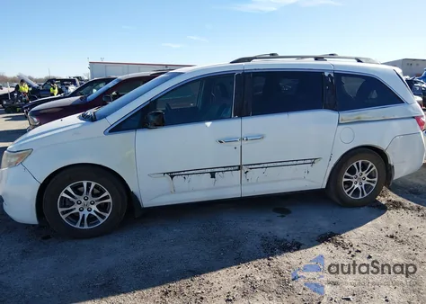 2012 Honda Odyssey Ex-L из США, поврежденный, VIN 5FNRL5H63CB087418